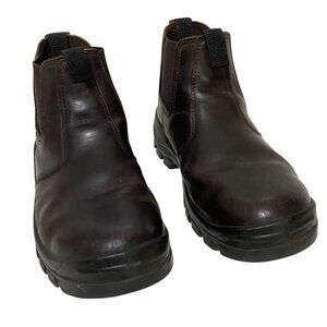 Bova Chelsea Safety Boot Mens Size 10 Dark Brown Workwear Streetwear Sturdy